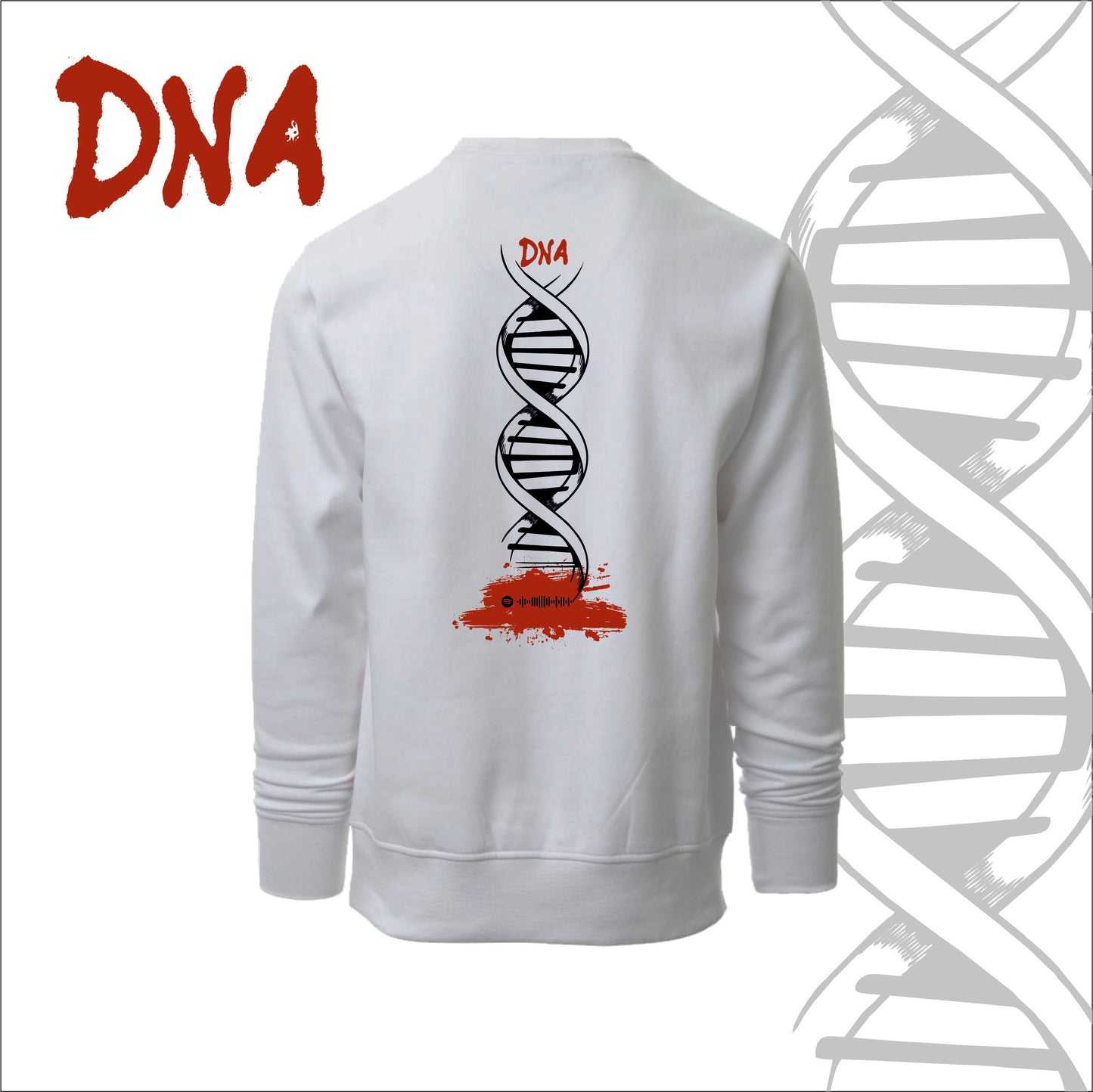 DNA writing | Felpa girocollo