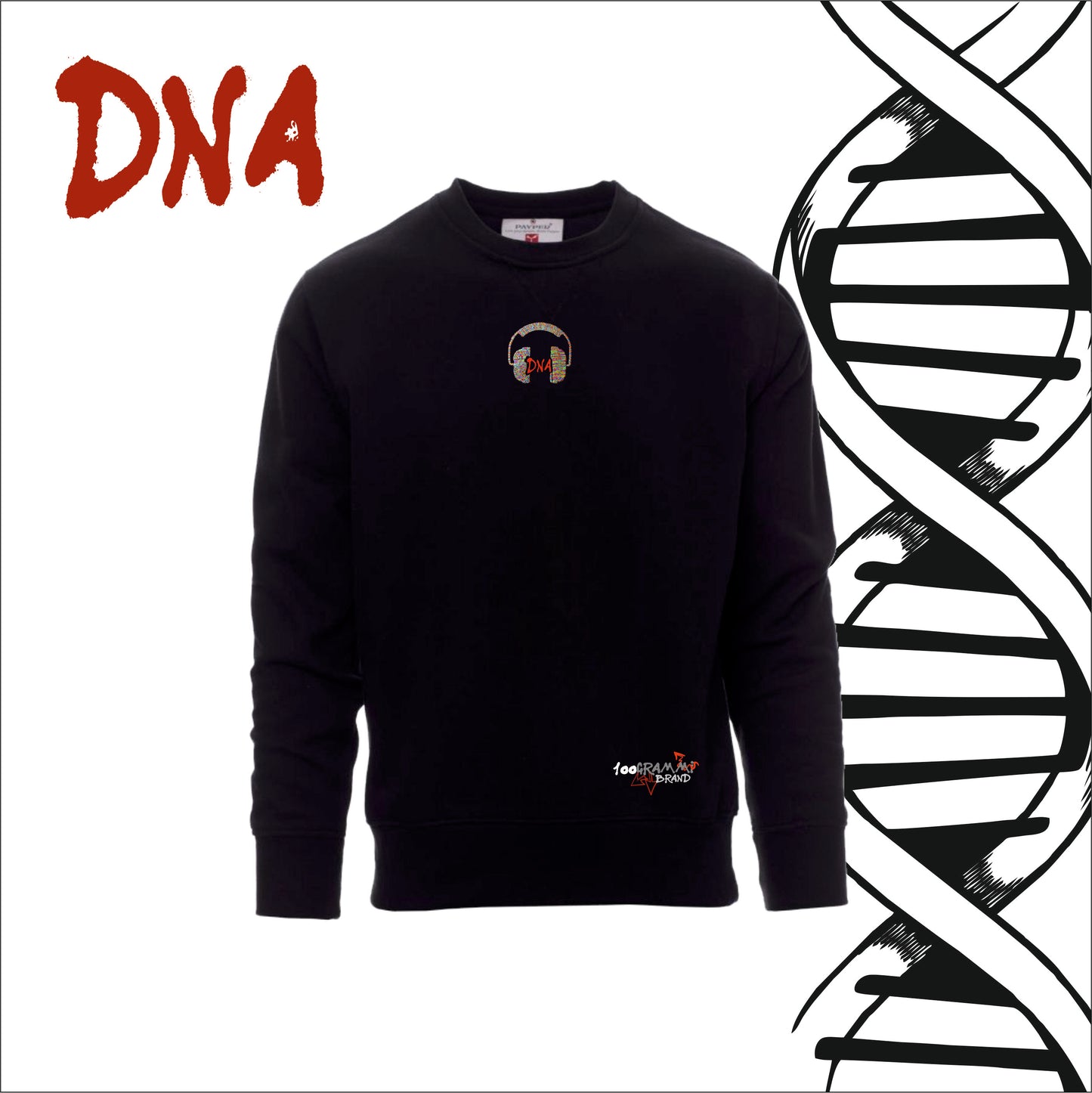 DNA writing | Felpa girocollo