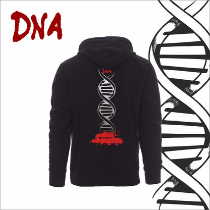 DNA writing | Felpa con cappuccio
