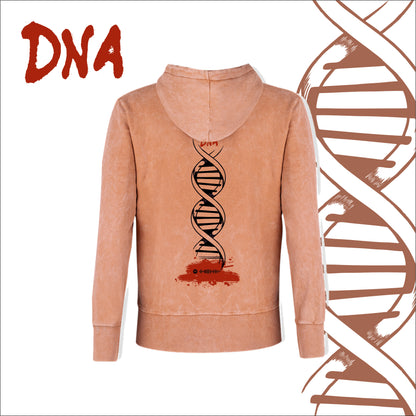 DNA writing | Felpa con cappuccio